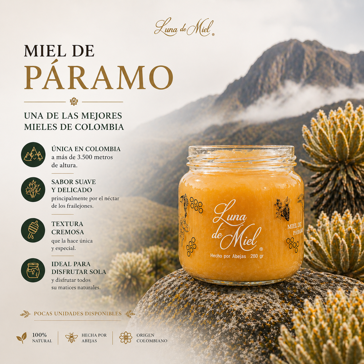 Las 3 Mieles de Colombia 🇨🇴 150 gr