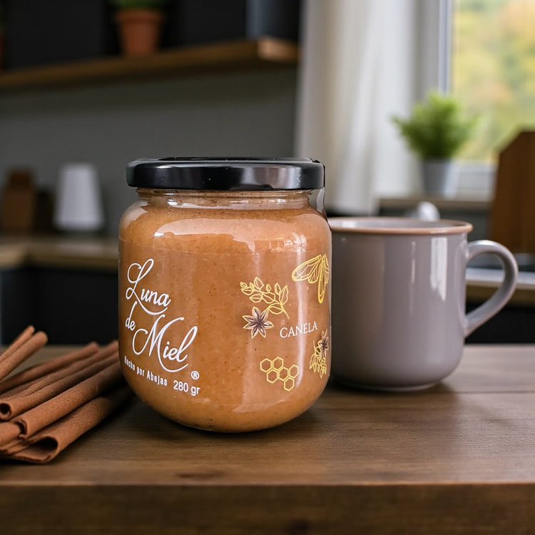 Mieles gourmet cremadas para untar en pancakes, waffles y quesos