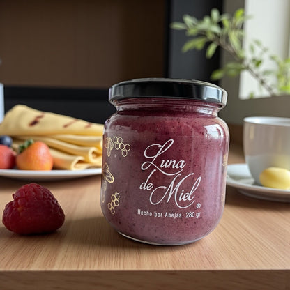 Miel cremada con flor de jamaica