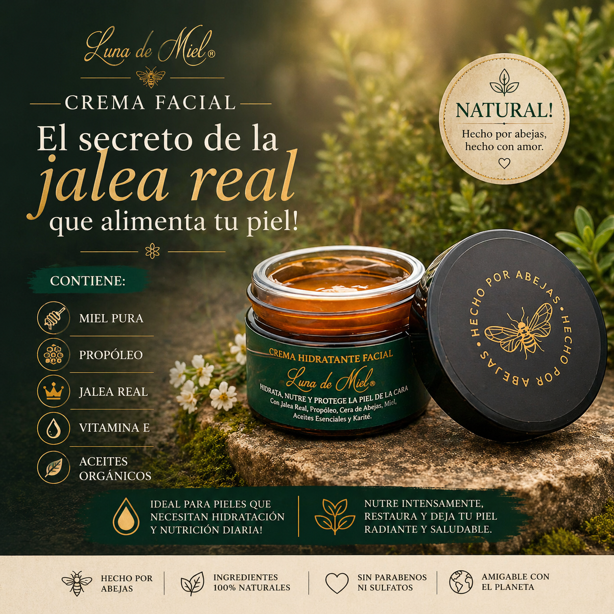 Kit Abeja Reina Crema Hidratante + BeeLips