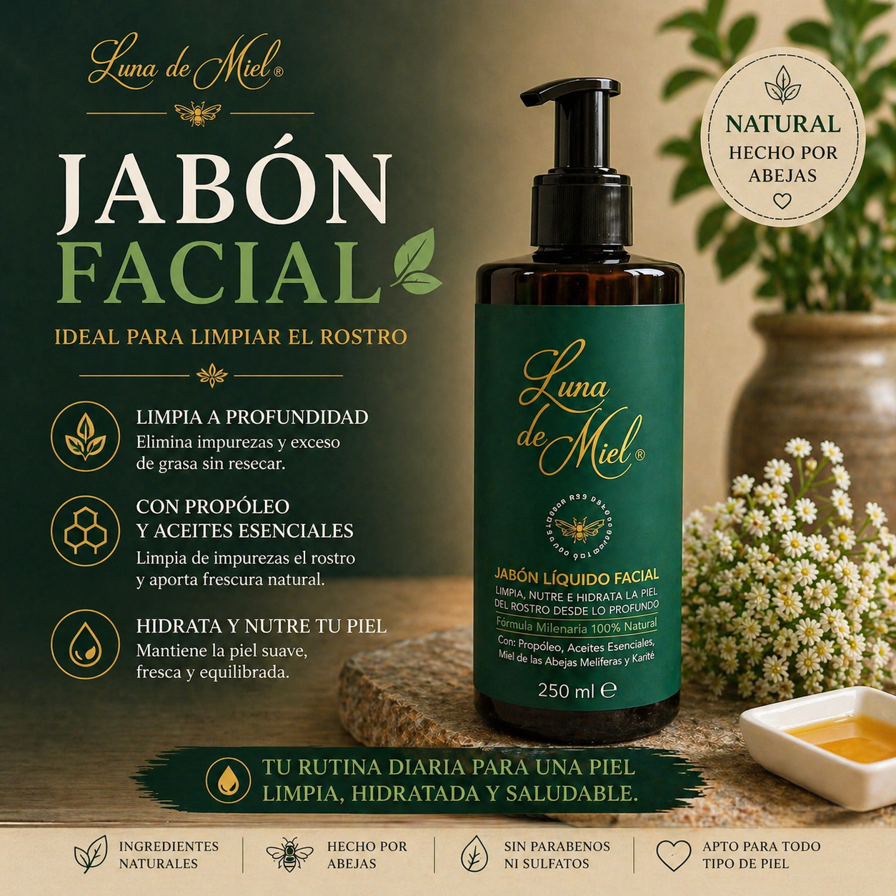 Jabón facial