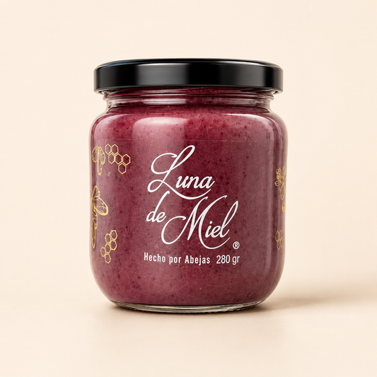 Miel cremada con flor de jamaica
