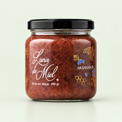 Miel Cremada con arándanos