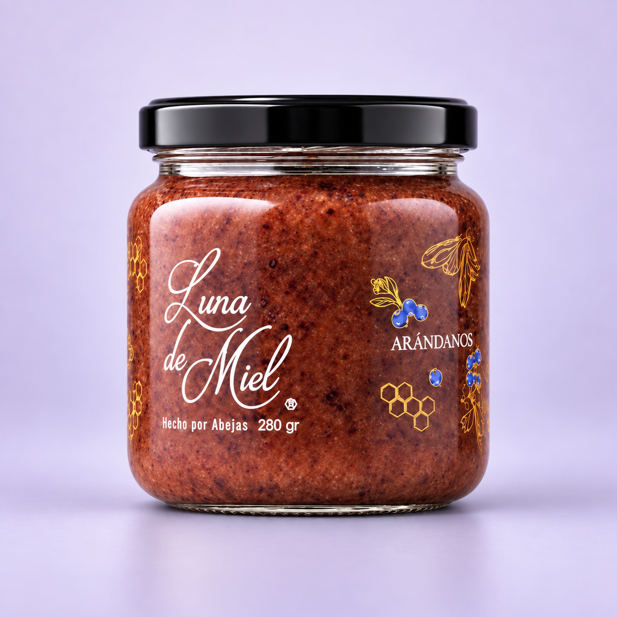 Miel cremada con flor de jamaica