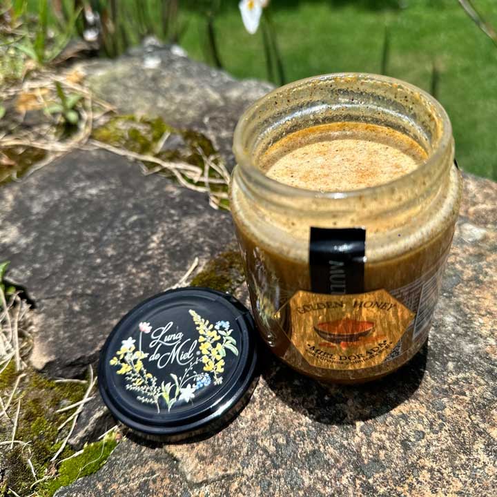 Miel dorada con curcuma